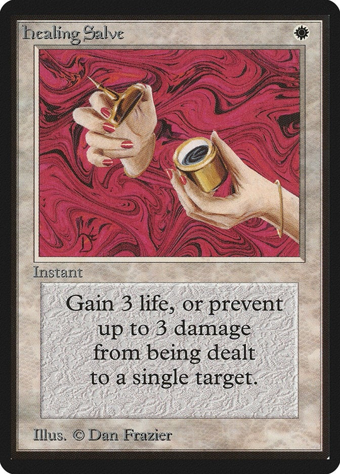 Image for Healing Salve (Beta Edition) - Magic: The Gathering