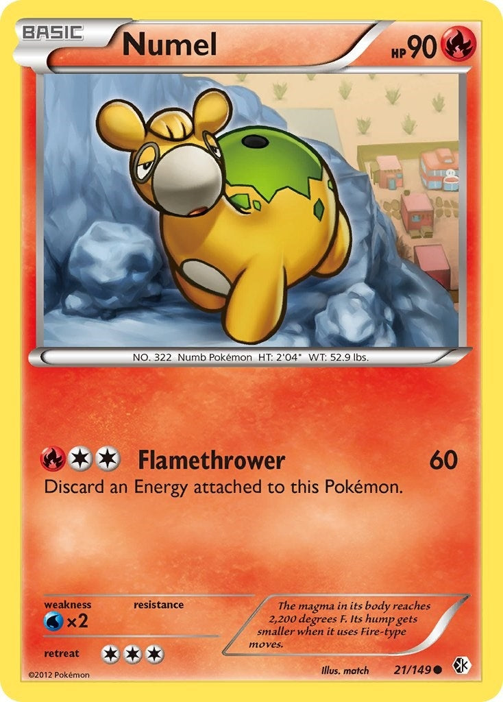 Image for Numel (Boundaries Crossed) (21/149) - Pokemon