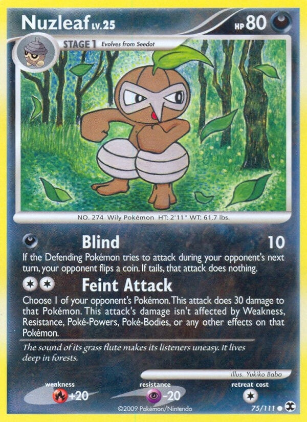 Image for Nuzleaf (Rising Rivals) (75/111) - Pokemon