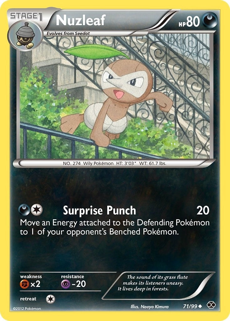 Image for Nuzleaf (Next Destinies) (71/99) - Pokemon