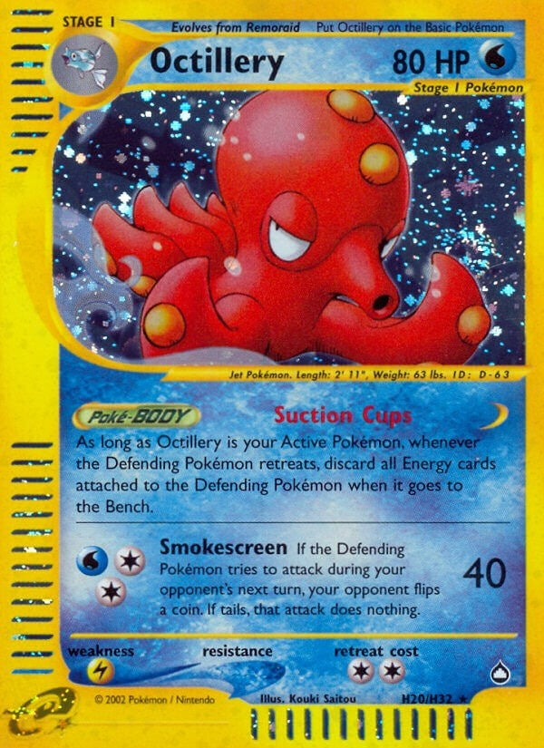 Image for Octillery (H20) (Aquapolis) (H20/H32) - Pokemon