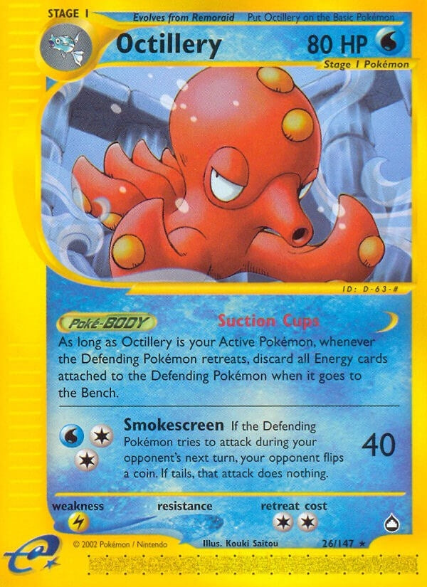 Image for Octillery (Aquapolis) (026/147) - Pokemon