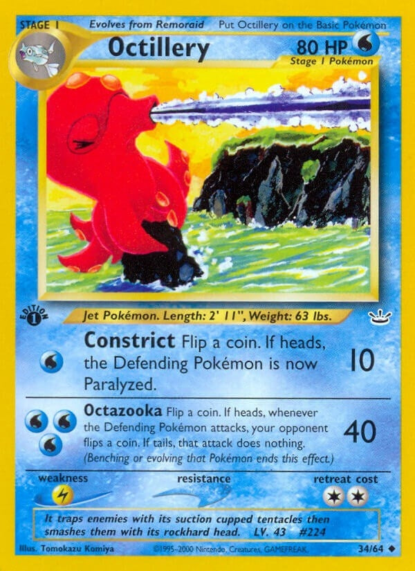 Image for Octillery (Neo Revelation) (34/64) - Pokemon