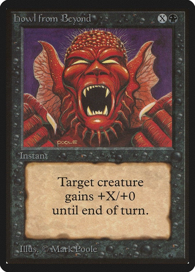 Image for Howl from Beyond (Beta Edition) - Magic: The Gathering