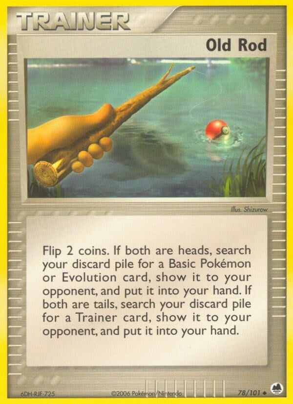 Image for Old Rod (Dragon Frontiers) (78/101) - Pokemon