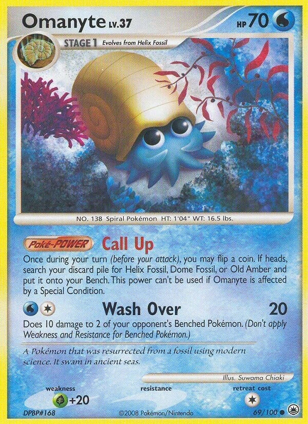 Image for Omanyte (Majestic Dawn) (69/100) - Pokemon