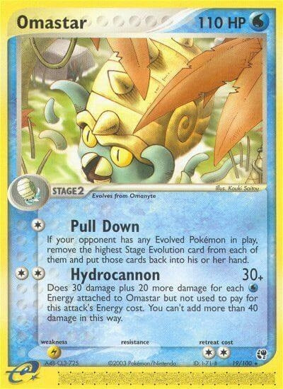 Image for Omastar (Sandstorm) (19/100) - Pokemon