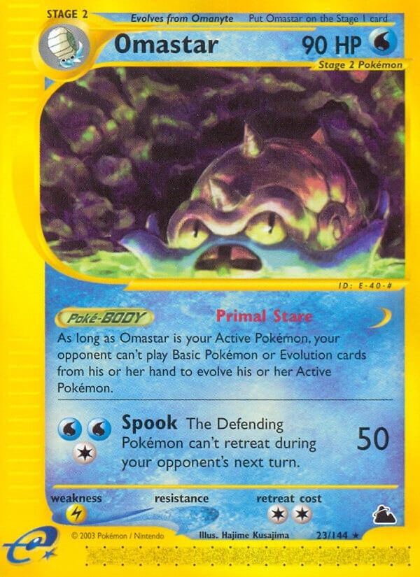 Image for Omastar (Skyridge) (023/144) - Pokemon