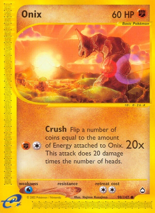 Image for Onix (Aquapolis) (098/147) - Pokemon