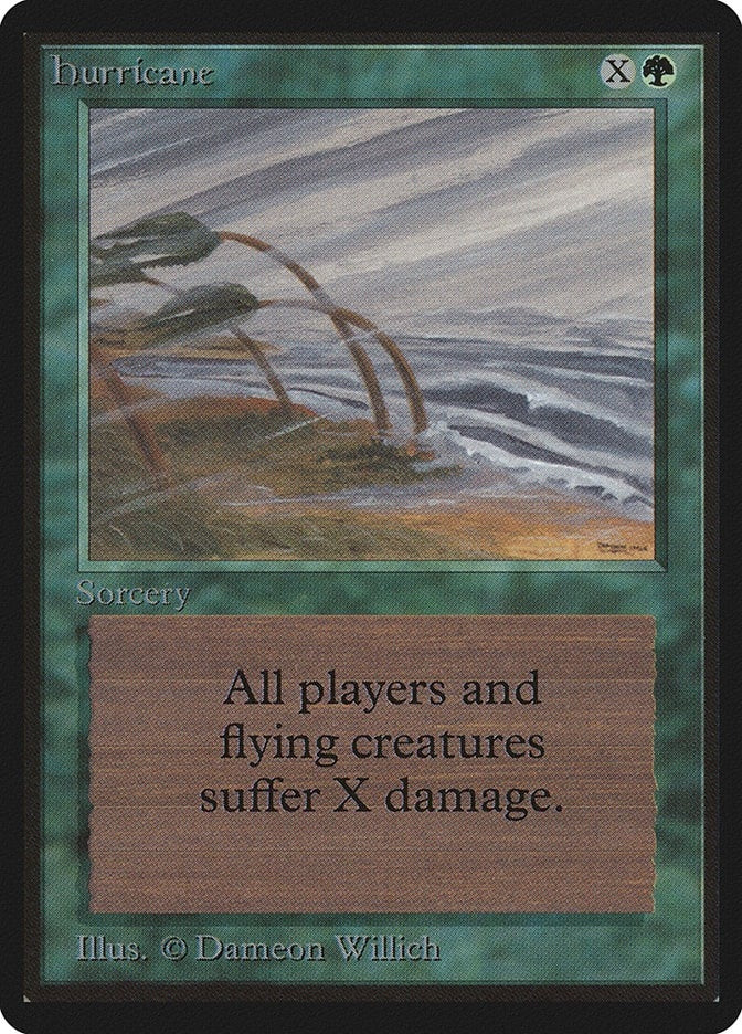 Image for Hurricane (Beta Edition) - Magic: The Gathering