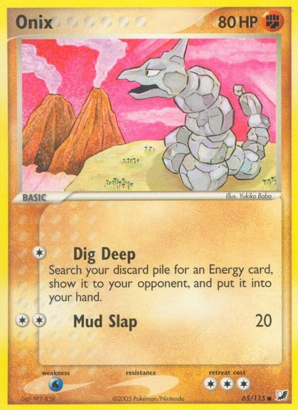 Image for Onix (Unseen Forces) (65/115) - Pokemon
