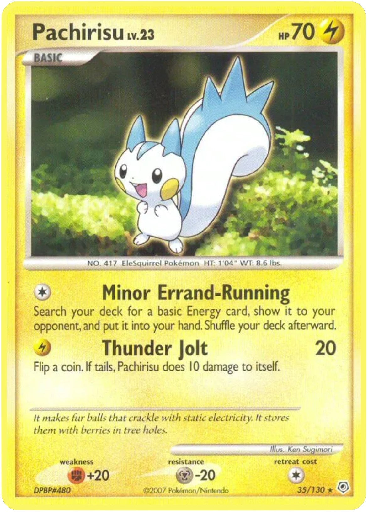 Image for Pachirisu (Diamond and Pearl) (35/130) - Pokemon