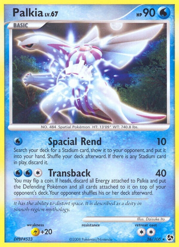 Image for Palkia (Great Encounters) (26/106) - Pokemon