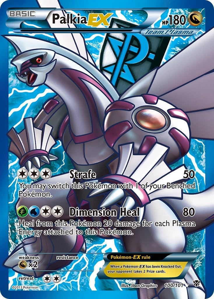 Image for Palkia EX (Team Plasma) (100 Full Art) (Plasma Blast) (100/101) - Pokemon