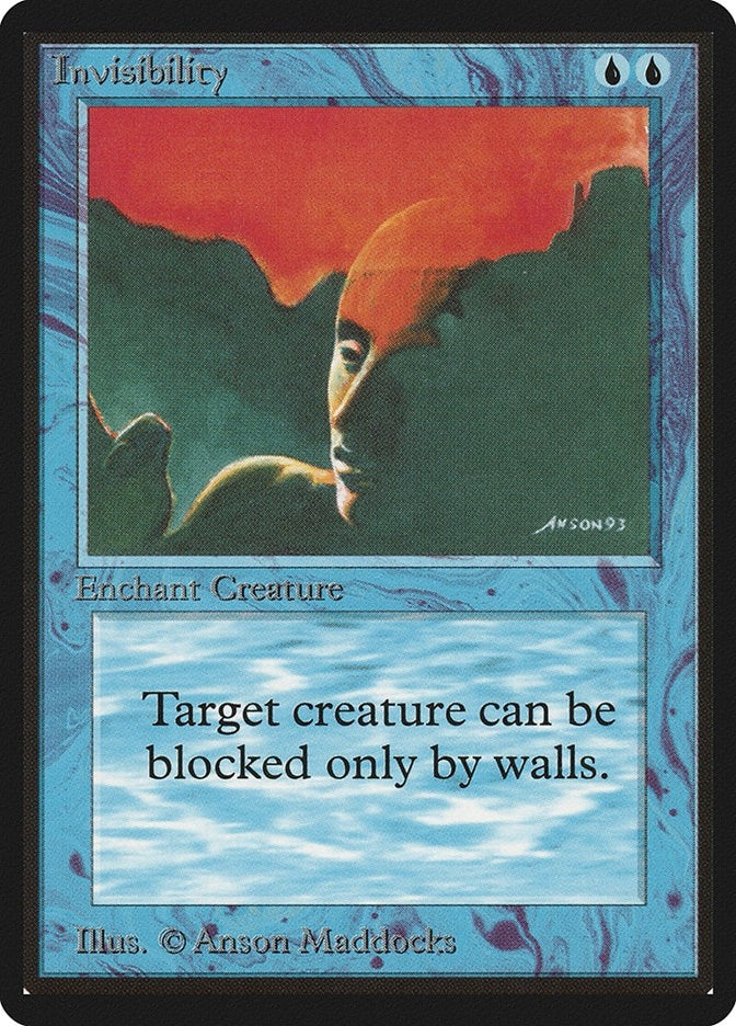 Image for Invisibility (Beta Edition) - Magic: The Gathering