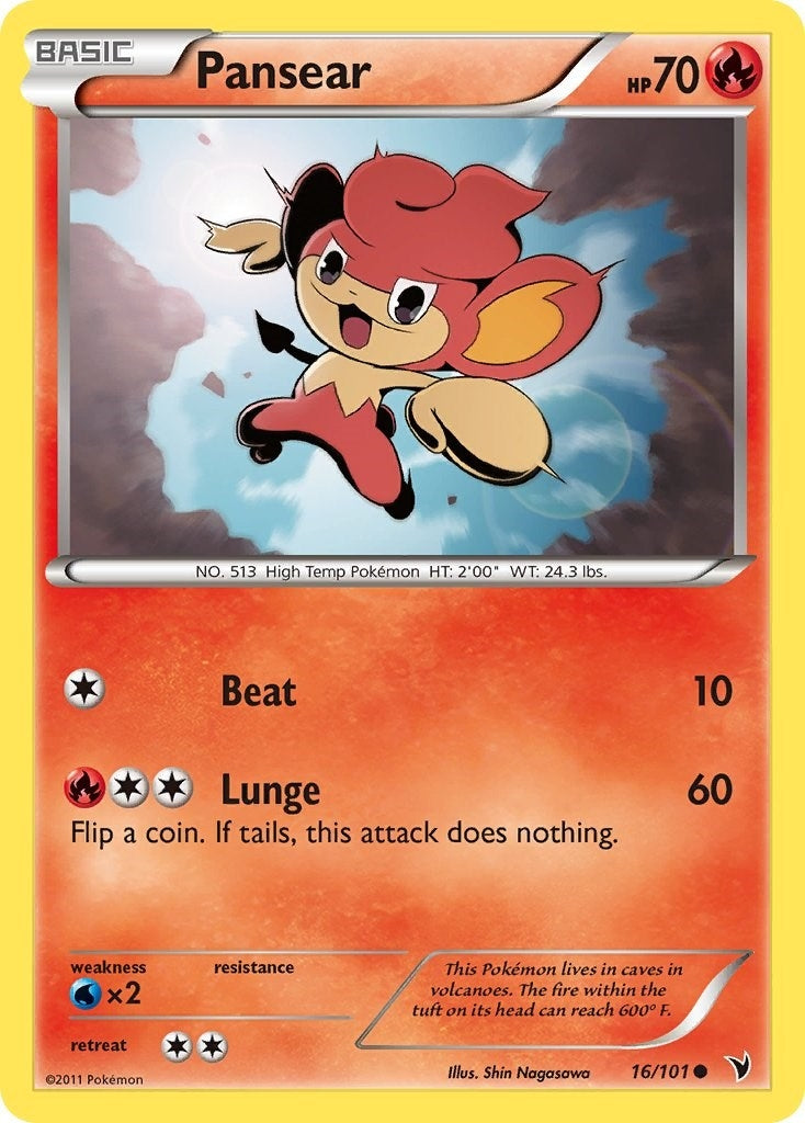 Image for Pansear (Noble Victories) (16/101) - Pokemon