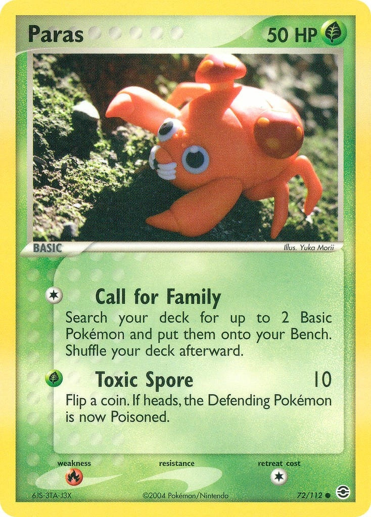 Image for Paras (FireRed & LeafGreen) (72/112) - Pokemon