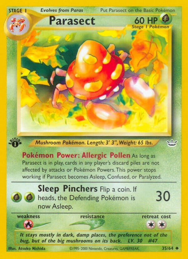 Image for Parasect (Neo Revelation) (35/64) - Pokemon