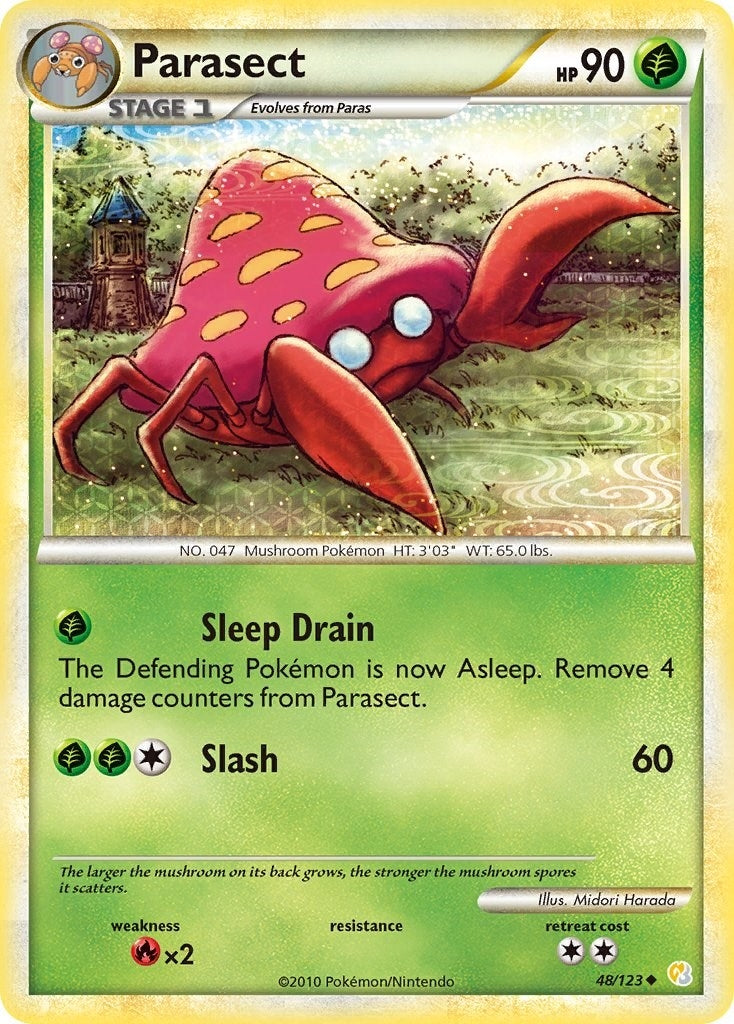 Image for Parasect (HeartGold SoulSilver) (48/123) - Pokemon