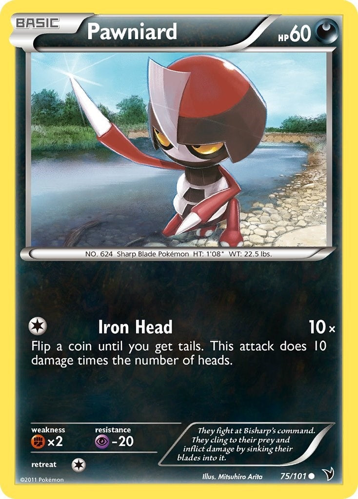 Image for Pawniard (75) (Noble Victories) (75/101) - Pokemon