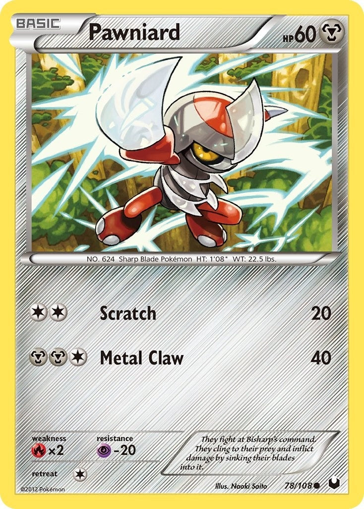 Image for Pawniard (Dark Explorers) (78/108) - Pokemon