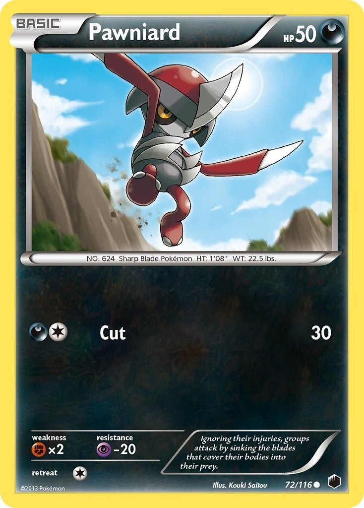 Image for Pawniard (72) (Plasma Freeze) (72/116) - Pokemon