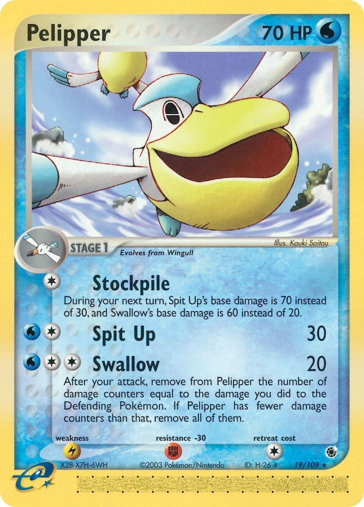 Image for Pelipper (Ruby and Sapphire) (19/109) - Pokemon