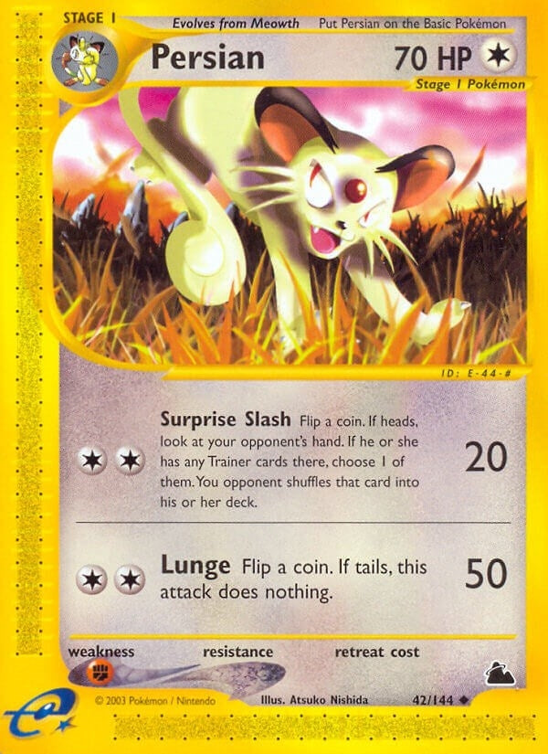 Image for Persian (Skyridge) (042/144) - Pokemon