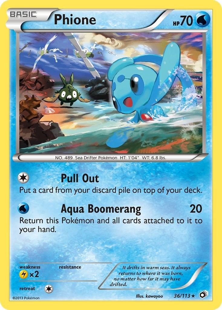 Image for Phione (Legendary Treasures) (36/113) - Pokemon