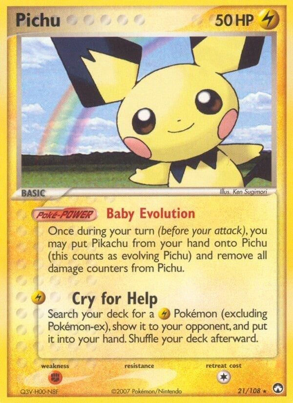 Image for Pichu (Power Keepers) (21/108) - Pokemon