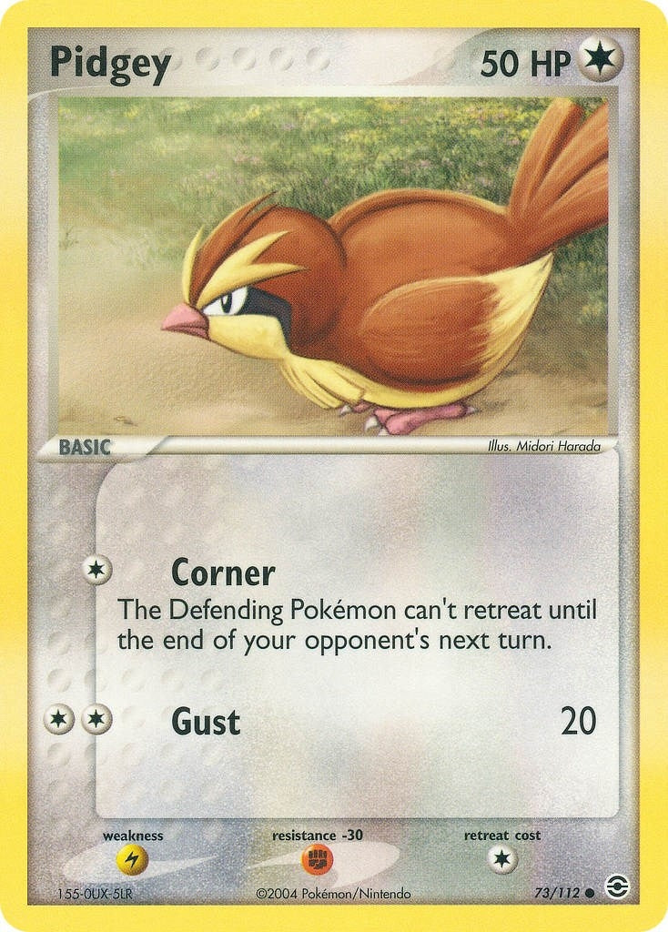 Image for Pidgey (FireRed & LeafGreen) (73/112) - Pokemon