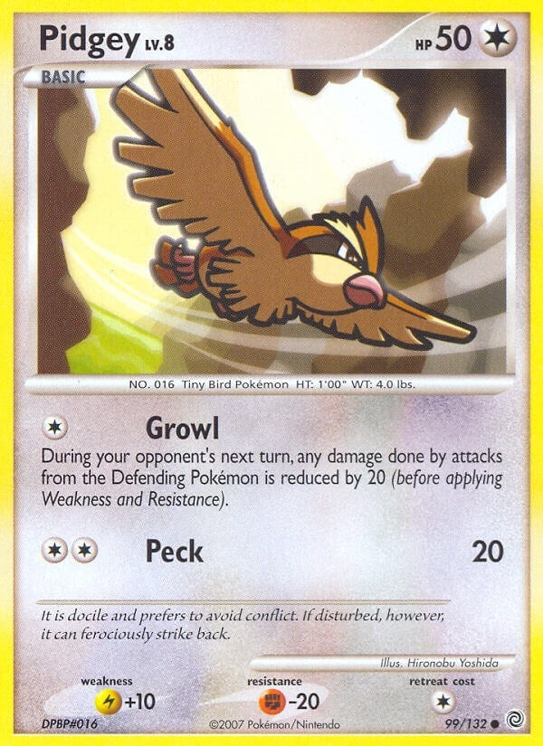 Image for Pidgey (Secret Wonders) (99/132) - Pokemon