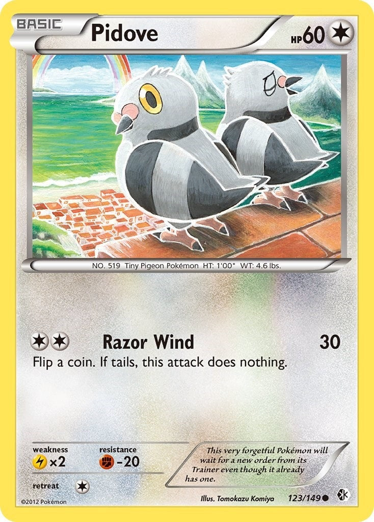 Image for Pidove (Boundaries Crossed) (123/149) - Pokemon