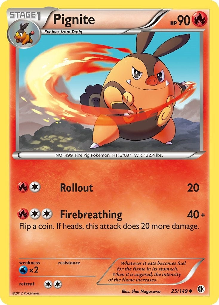 Image for Pignite (Boundaries Crossed) (25/149) - Pokemon