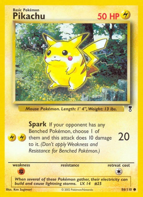 Image for Pikachu (Legendary Collection) (086/110) - Pokemon