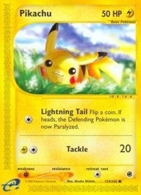 Image for Pikachu (Expedition) (124/165) - Pokemon