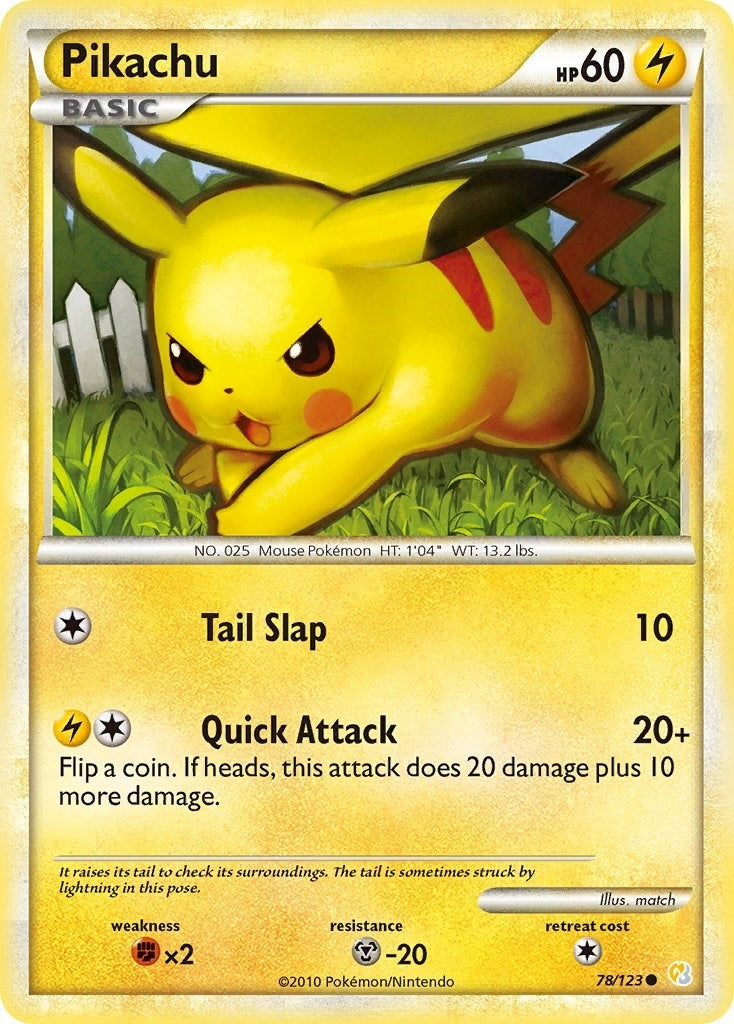 Image for Pikachu (HeartGold SoulSilver) (78/123) - Pokemon
