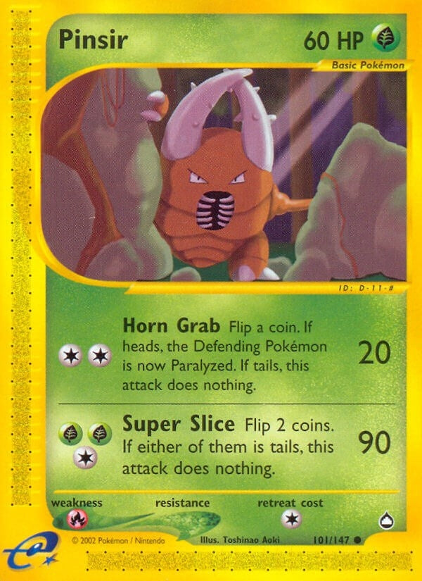 Image for Pinsir (Aquapolis) (101/147) - Pokemon