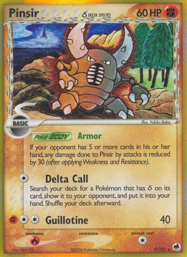 Image for Pinsir (Delta Species) (Dragon Frontiers) (9/101) - Pokemon