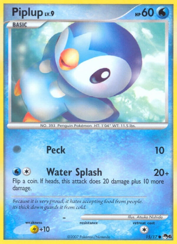 Image for Piplup (POP Series 6) (015/017) - Pokemon