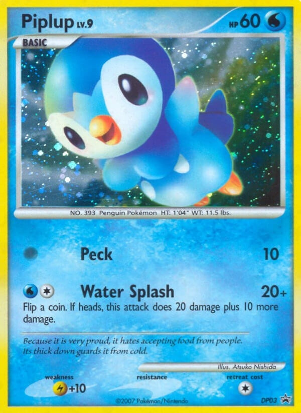 Image for Piplup - DP03 (Diamond and Pearl Promos) (DP03) - Pokemon