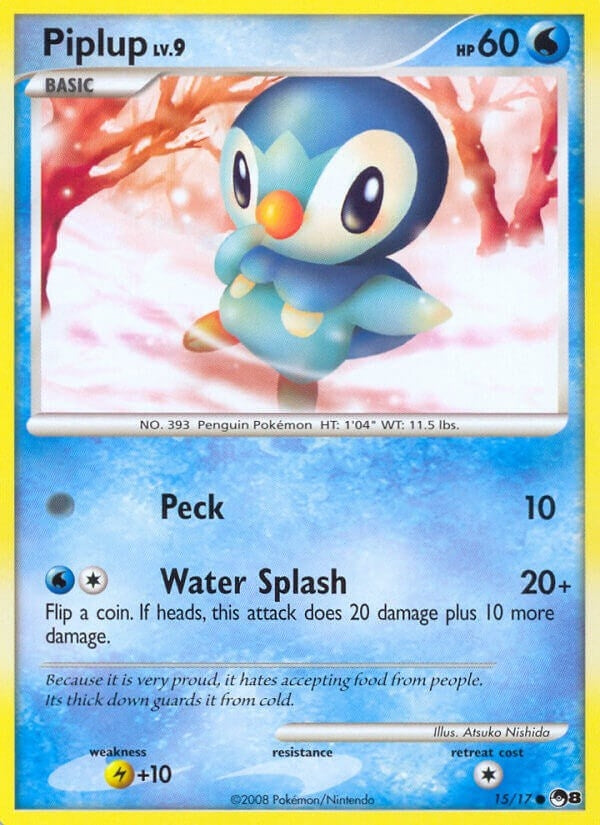 Image for Piplup (POP Series 8) (015/017) - Pokemon