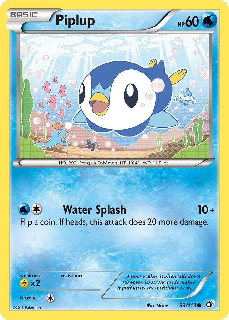 Image for Piplup (Legendary Treasures) (33/113) - Pokemon