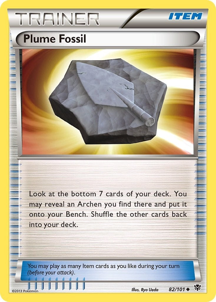 Image for Plume Fossil (Plasma Blast) (82/101) - Pokemon
