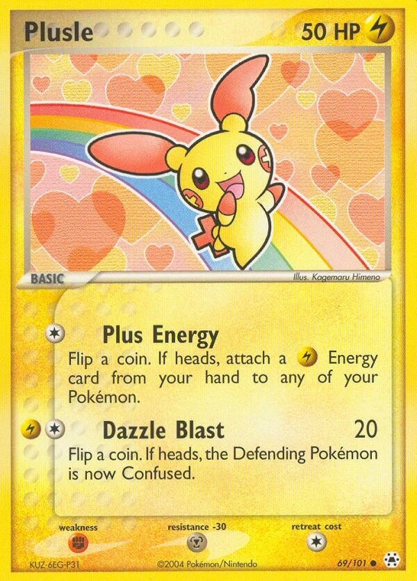 Image for Plusle (Hidden Legends) (69/101) - Pokemon