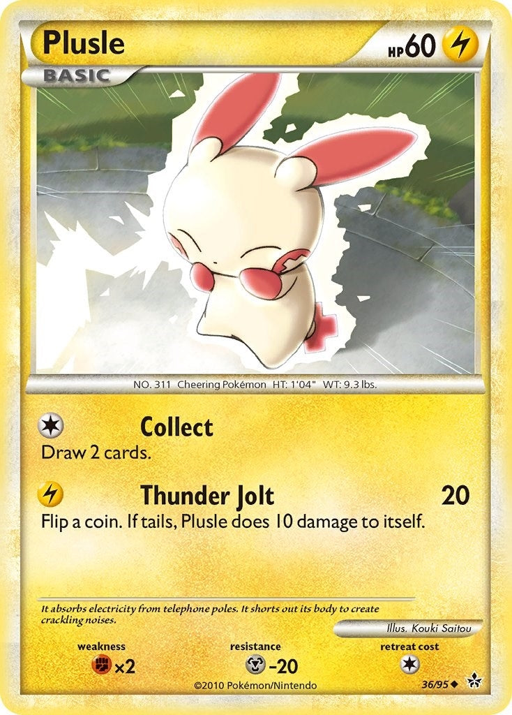 Image for Plusle (Unleashed) (36/95) - Pokemon