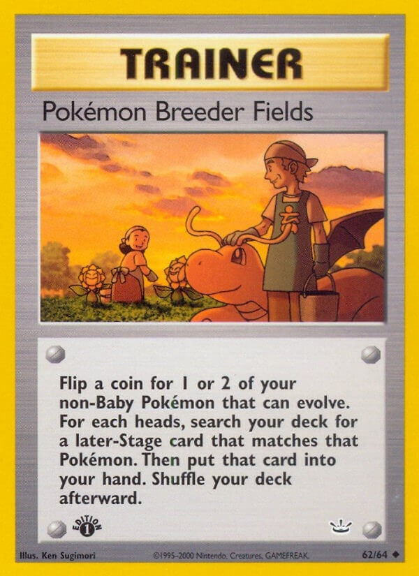 Image for Pokemon Breeder Fields (Neo Revelation) (62/64) - Pokemon