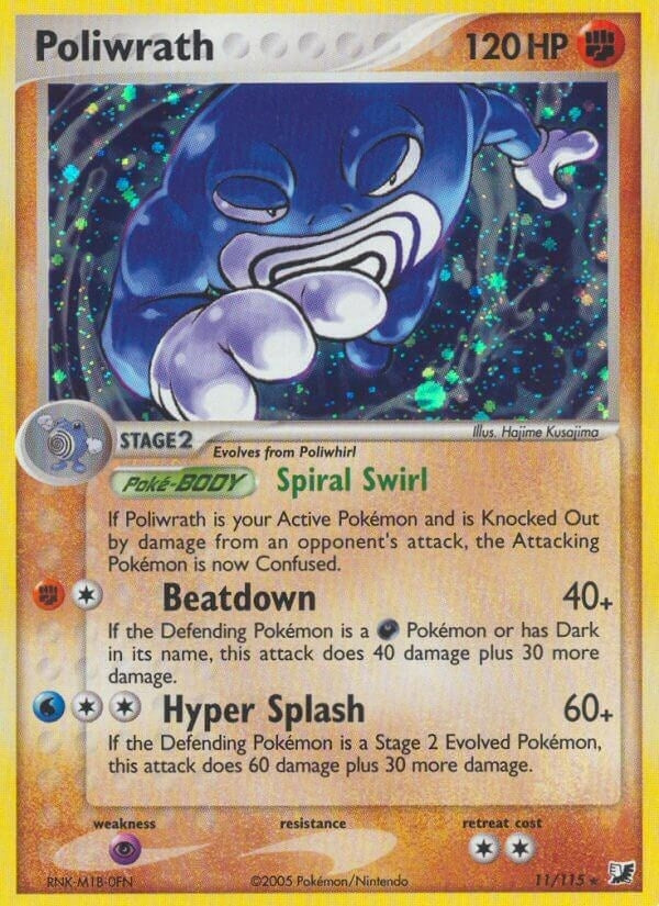 Image for Poliwrath (Unseen Forces) (11/115) - Pokemon