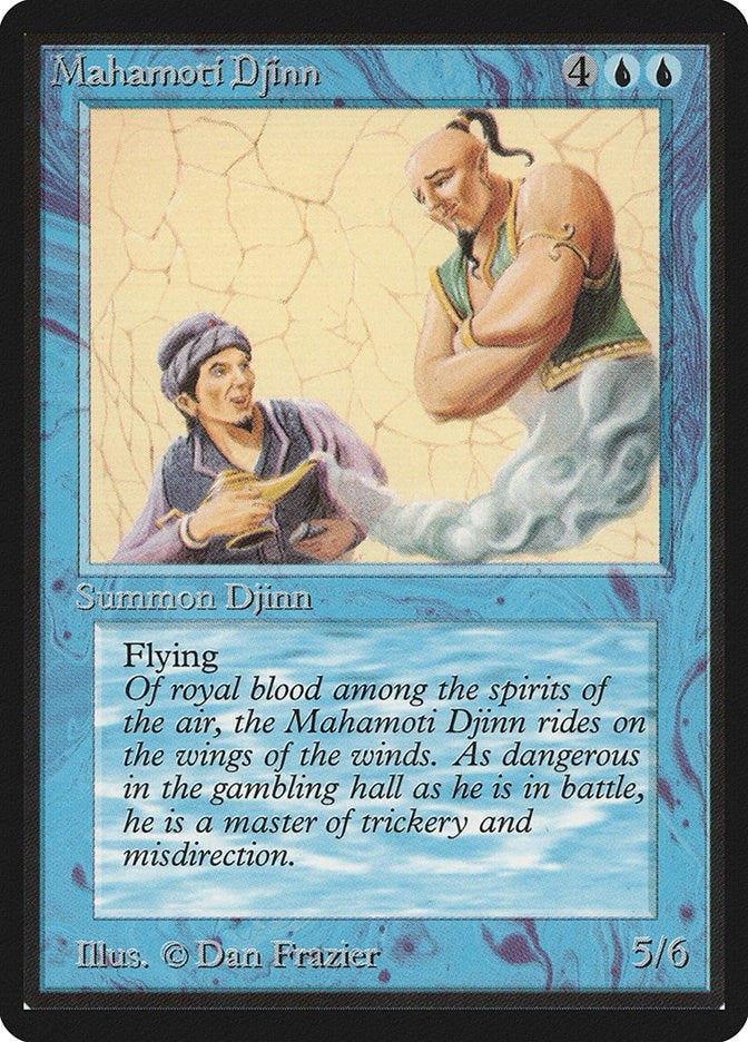 Image for Mahamoti Djinn (Beta Edition) - Magic: The Gathering
