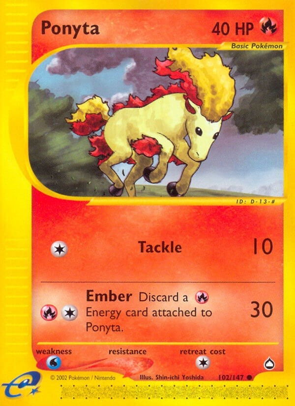 Image for Ponyta (Aquapolis) (102/147) - Pokemon